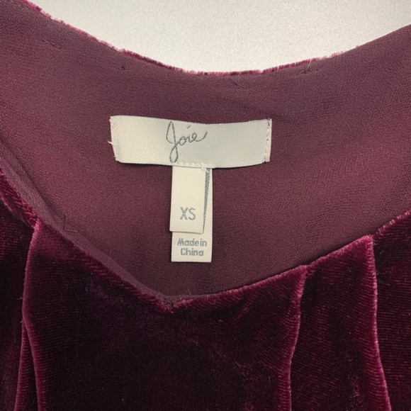 Joie Adorlee Velvet Cold Shoulder Top - Picture 5 of 7